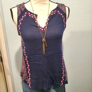Lucky Brand sleeveless summer top